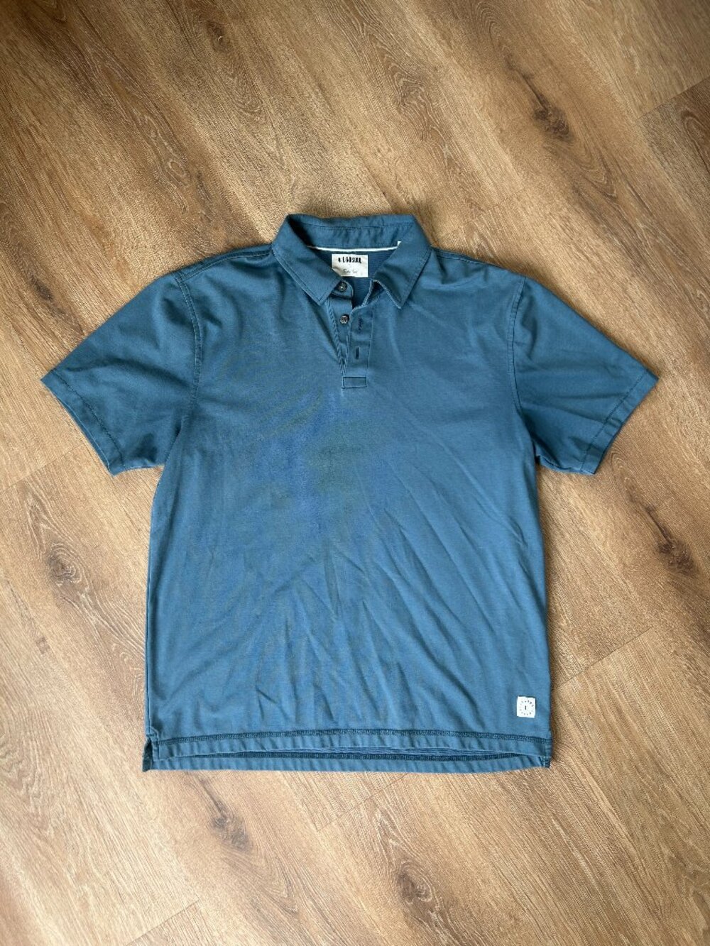 Linksoul Tempus Fugit Men's Polo Large Golf Casual Color Seaside